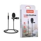 Microfone de Lapela Plug P2 Estereo Micro Fone Miclofone