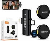 Microfone de Lapela Sem Fio Bluetooth, Kit com 2 Microfones, Cancelamento de Ruído, até 10hrs