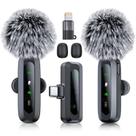 Microfone de lapela sem fio CDMVAB para iPhone 15 16 Android