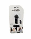 Microfone de lapela sem fio com presilha, portátil, sem app