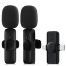 Microfone de lapela sem fio JUDKIOM para iPhone/Android