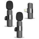 Microfone de Lapela Sem Fio KAIDI KMF4C TipoC, Maginético e Alta Qualidade de Som Bateria Longa, Compact