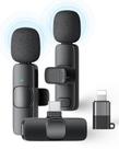 Microfone de lapela sem fio KUKIHO para iPhone iPad Android