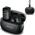 Microfone de lapela sem fio Movo NanoMic para câmera