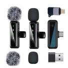 Microfone de Lapela Sem Fio Ordele Alcance de 200 m Mini Mic