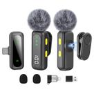 Microfone de lapela sem fio PowerDewise para iPhone/Android