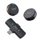 Microfone de Lapela Sem Fio Recarregavel Duplo Tipo-C Mk308