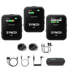 Microfone de lapela sem fio SYNCO G2 (A2) 2.4G de canal duplo