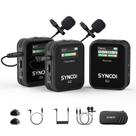 Microfone de Lapela Sem Fio SYNCO G2 (A2) 2.4G - Transmissor Duplo