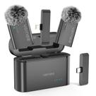 Microfone de lapela sem fio vernee M1 para iPhone/Android