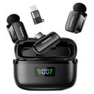Microfone de lapela sem fio Yuaceuco Mini para iPhone/Android