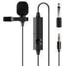 Microfone de lapela simples,uso universal,smartphone/câmera,6m,Omnidirecional