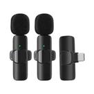 Microfone De Lapela Universal Para iPhone Android iPad Lightning Type C Gravação Inteligente Sem Fio