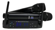 Microfone De Mão Le Son Ls916 Base Multicanais Profissional Preto