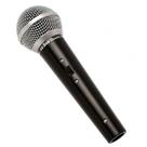 Microfone de Mão LS-50 Cardioide Metálico com Cabo 5m Chave On Off Leson