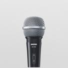 Microfone De Mão Multifuncional Com Fio Sv100 Preto Shure