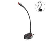 Microfone De mesa Gamer Com Led Usb Lelong LE-920