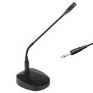 Microfone de Mesa Gooseneck p/Púlpito,Entrevista,Reunião,LED,Cabo XLRxP10,Chave Liga/Desliga,Espuma