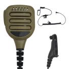 Microfone de ombro Pdflie IP65 impermeável para Motorola APX 900 1000