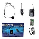 Microfone devox s/fio headset dx380h