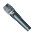 Microfone Dinamico Pro Btm-57A Metal - Profissional Com Cabo 3 Metros O.D.5.0 Mm