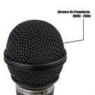 Microfone Dinâmico Profissional com Cabo de 3 Metros - Tomate MT-1016 Microfone Dinâmico Profissional com Cabo de 3 Metros - Tomate MT-1016