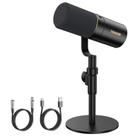 Microfone dinâmico TONOR TD520 XLR/USB para podcast e gravação