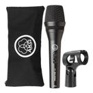 Microfone Dinâmico Vocal Perception P3 S Cardioide Preto AKG