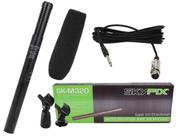 Microfone Direcional Shotgun Condensador Com Cabo 5 Metros Skypix SKM320