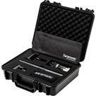 Microfone Direcional (Shotgun) Saramonic c/Bateria Interna,Filtros,Case,Cabo,Aranha p/Coral,Câmera