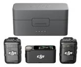 Microfone Dji Mic 2 Sem Fio 2 Pessoas Para Câmera E Celular Preto