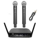 Microfone Duplo De Mão Sem Fio Dinâmico Mxt Uhf 526m - 60m