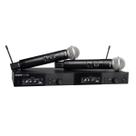 Microfone Duplo de Mão Sem Fio SLXD24D/SM58-G58 - SHURE