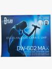 Microfone Duplo Dylan Sistema sem Fio DW-602 MAX Microfone Duplo Dylan Sistema sem Fio DW-602 MAX