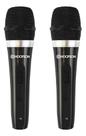 Microfone Duplo Hoopson MIC-003 Preto 3m P10 15-50Hz Microfone Duplo Hoopson MIC-003 Preto 3m P10 15-50Hz