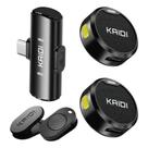 Microfone Duplo Kaidi Kmf4-c Wireless Usb-c Para Smartphones Tipo-C Microfone Duplo Kaidi Kmf4-c Wireless Usb-c Para Smartphones Tipo-C