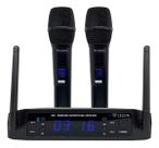 Microfone Duplo Leson Ls916 Multifrequencia 32 Profissional Preto Microfone Duplo Leson Ls916 Multifrequencia 32 Profissional Preto