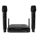 Microfone Duplo Sem Fio Profissional Multicanais Ls916 Base Leson