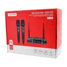 Microfone Duplo Sem Fio Profissional Tomate MT-2302 - Qualidade de Som Superior