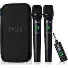 Microfone dylan celebrate 2.4 ghz wireless dc-3000 p10 preto