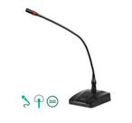 Microfone Dylan Gooseneck De Mesa Com Base Condensador DG-10
