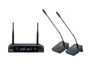Microfone dylan gooseneck sem fio duplo udx 33
