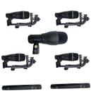 Microfone dylan p/ bateria 7 pecas c/ maleta dd-7