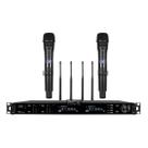 Microfone dylan sem fio qs10x m2 uhf 2 bastoes 4 antenas