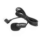 Microfone externo AKASO para Brave 7/8/6 Plus com Type-C