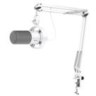 Microfone FIFINE AmpliTank K688CT Dinâmico com Braço de Boom - Branco