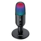 Microfone Gamer De Mesa Rise Mode Elite 04 RGB P3/USB-C Preto - RM-ME-04-B Microfone Gamer De Mesa Rise Mode Elite 04 RGB P3/USB-C Preto - RM-ME-04-B