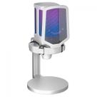 Microfone Gamer Fifine Ampligame Q6W, RGB, USB, White Microfone Gamer Fifine Ampligame Q6W, RGB, USB, White