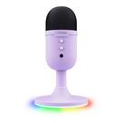 Microfone Gamer GXTrust 234P Yunix RGB, USB Compacto, Setup Purple, Roxo - 25375