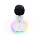 Microfone Gamer GXTrust 234W Yunix RGB, USB Compacto, Filtro Pop e Mudo, Branco - 25374
